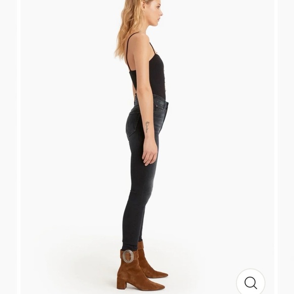 Mother Denim High waisted Looker Skinny Jeans Coffee, Tea, or Me? Size 27 $220 - Picture 5 of 7